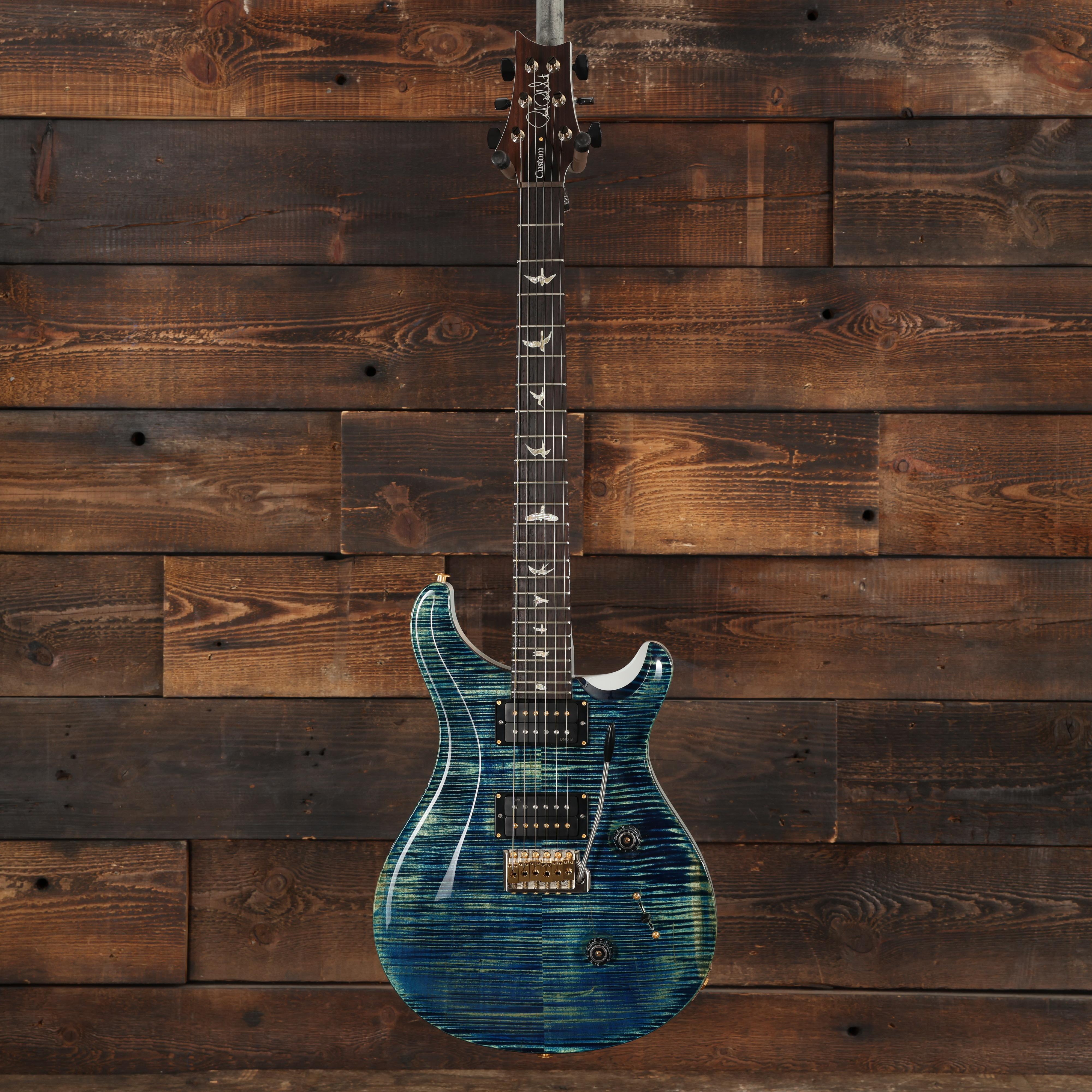 H*M様 PRS Custom 24 10top PRS Custom 24 10 Top Electric Guitar in River Blue Pearl